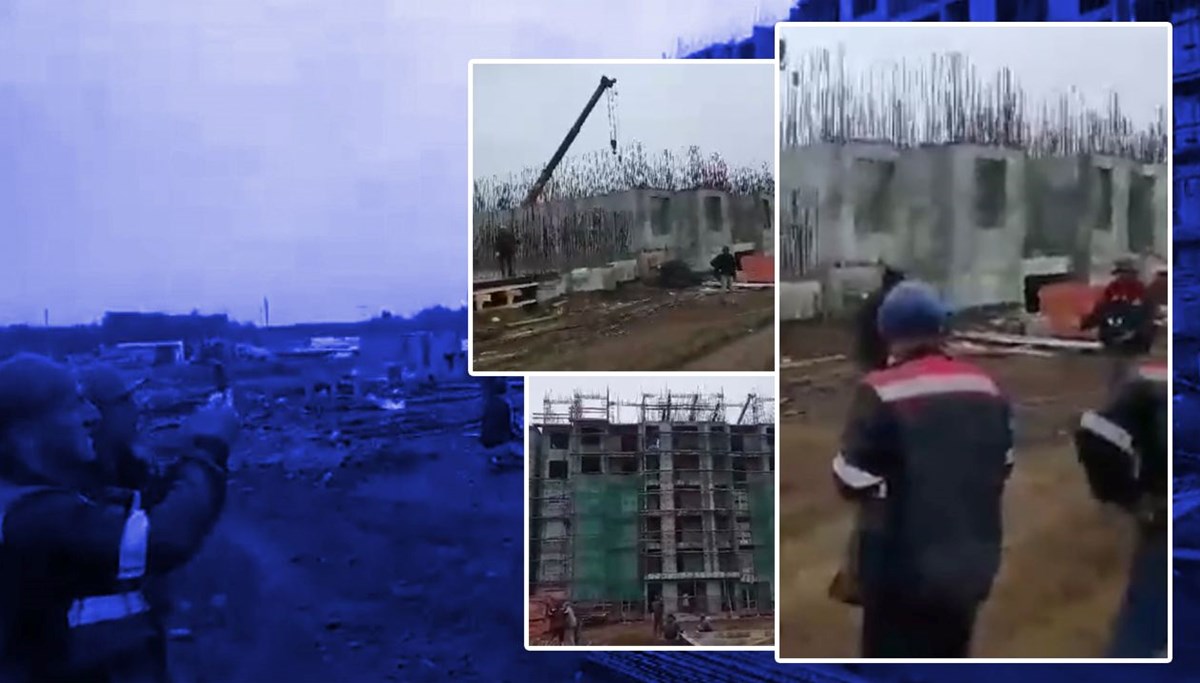Rusya’da deprem anı! Kamçatka depremi Türk işçiler tarafından görüntülendi