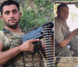 Şehidin mağaraya girmeden önceki son görüntüsü yürek dağladı