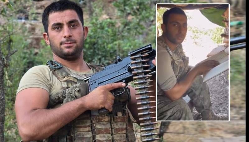 Şehidin mağaraya girmeden önceki son görüntüsü yürek dağladı