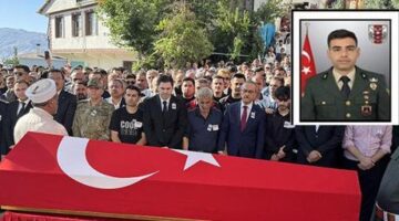 Şehit Mühimmat Astsubay Kıdemli Çavuş Akdoğan, son yolculuğuna uğurlandı