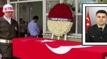 Şehit Topçu Uzman Çavuş Servet Ökkeş Çakır memleketinde son yolculuğuna uğurlandı