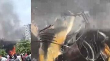 Son dakika…Bangladeş’te eğitim uçağı okul bahçesine düştü: Ölü ve yaralılar var!