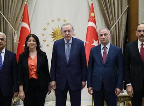 Son dakika… Erdoğan’ın DEM Parti heyetini kabulü başladı