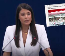 SON DAKİKA HABERLERİ: KIBRIS HABERLERİ: KIBRIS HAREKATININ 51. YIL DÖNÜMÜNDE AVRUPA PARLAMENTOSU’NDA YUNAN SİYASİ AFRODITI LATINOPULU’DAN TÜRKİYE’YE SİLAH AMBARGOSU ÇIKIŞI!