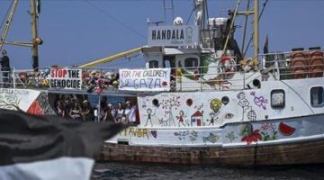 Son dakika: İsrail’den Gazze’ye yardım götüren Hanzala gemisine müdahale!