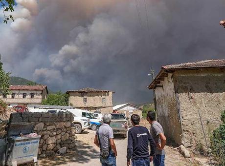 Son dakika… Sakarya’da başlayan yangın Bilecik’e ulaştı! Bir köy tahliye edildi