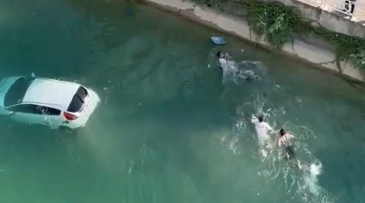 Sulama kanalında can pazarı