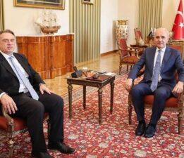 TBMM Başkanı Kurtulmuş, AB Türkiye Delegasyonu Başkanı Ossowski ile görüştü