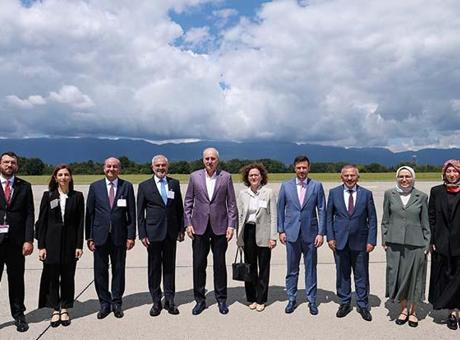 TBMM Başkanı Kurtulmuş, İsviçre’de