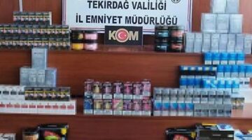 Tekirdağ’da kaçakçılık operasyonu: Binlerce kaçak ürün ele geçirildi