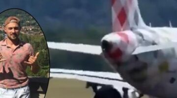 UÇAK KAZASI HABERLERİ: Uçağın jet motoruna çekilen adam, hayatını kaybetti!