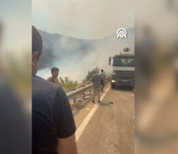 Yangına su taşırken hayatlarını kaybettiler… Görüntüleri ortaya çıktı