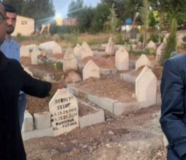Yer: Batman! Aile ziyarete gitti, şaştı kaldı: Mezar başka yerdeydi