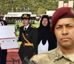 15 Temmuz şehidi Ömer Halisdemir’in kızı teğmen oldu