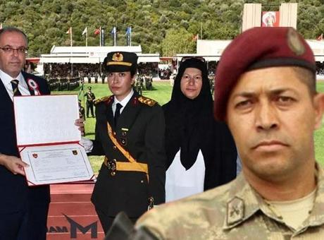 15 Temmuz şehidi Ömer Halisdemir’in kızı teğmen oldu