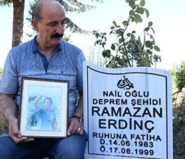 17 Ağustos’un acısı dinmedi! Nail Erdinç, 26 yıldır enkazda kaybettiği oğlunu anıyor