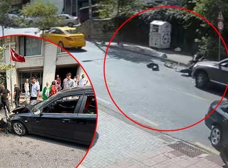 21 günlük şoför dehşeti! Önüne gelen her şeye çarpıp, hamile kadını hastanelik etti