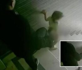 3 yaşındaki kızına tekme atıp merdivenlerden atan babaya ilk duruşmada tahliye