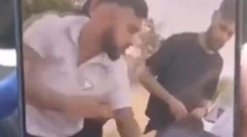 5 kişi, boş araziye götürdükleri kişiyi, tekme tokat darbedip görüntüsünü paylaştılar
