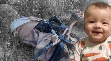 9 aylık Miran’ın bebek arabasında feci sonu