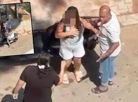 Adana’da bir kadın 11 yaşındaki kızını bıçakla kovaladı! O anlar anbean kaydedildi