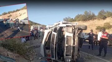 Adıyaman’da feci kaza! Tarım işçilerini taşıyan minibüs devrildi: 23 yaralı