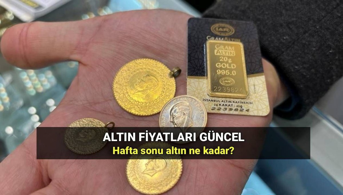 Altın zirvede bıraktı! 9 Ağustos hafta sonu altın ne kadar? Gram altın kaç TL oldu?