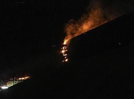 Ankara’da Eymir Gölü yakınlarındaki otluk alanda çıkan yangın kontrol altına alındı