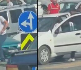 Ankara’da kılıçlı bıçaklı trafik dehşeti