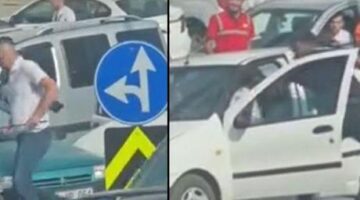 Ankara’da kılıçlı bıçaklı trafik dehşeti