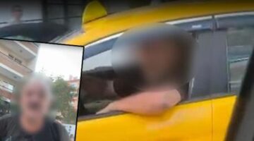 Ankara’da maganda dehşeti! Küfürler savurdu, aracını yumrukladı
