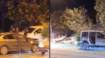Anne ve babasını darbetti! Polisten kaçarken otomobil sürücüsünü rehin aldı
