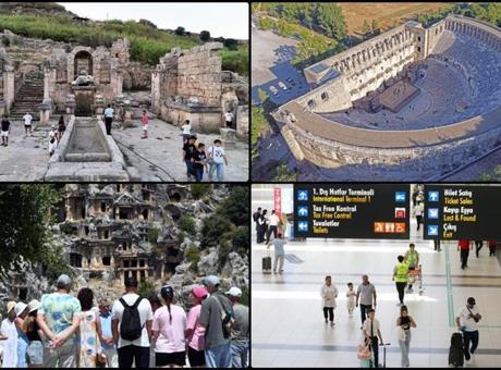 Antalya’da günlük ziyaretçi girişinde tüm zamanların rekoru kırıldı