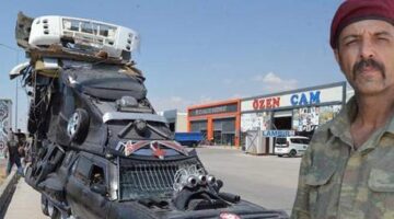 Aracına 8 teker ekleyip tanka çevirdi, trafiğe çıktığı an büyük şok yaşadı