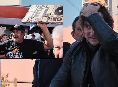 Arjantin’de tansiyon yükseldi: Başkan Milei’nin konvoyuna taşlı saldırı!