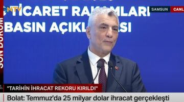 Bakan Bolat: Tarihin ihracat rekoru kırıldı