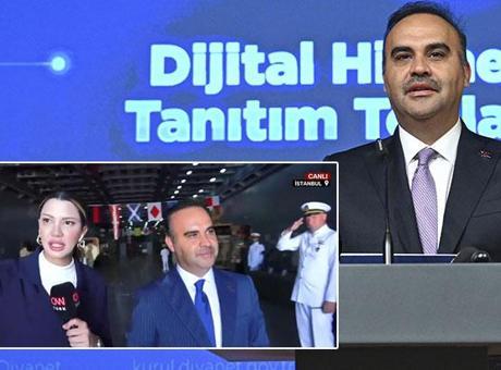 Bakan Kacır’dan TEKNOFEST Mavi Vatan’da CNN Türk’e Çelik Kubbe mesajı