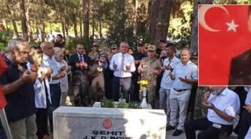 Başçavuş Ferhat Gedik, şehadetinin yıl dönümünde Hatay’daki kabri başında anıldı