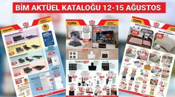 BİM 12-15 Ağustos aktüel kataloğu 2025: Termos, drone, paspas seti, pike ve koltuk çeşitleri raflara geliyor