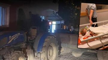 Bursa’da kahreden kaza! Babasının kullandığı traktörün altında kaldı