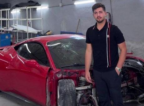 Büyükçekmece’de hurdaya dönen Ferrari’nin sahibi konuştu: Alalı 5 gün olmuştu!