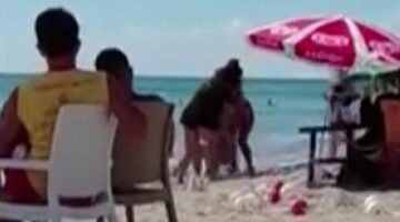 Büyükçekmece’de plaj keyfi kabusa döndü! ‘Sigara dumanı’ kavgasında kolunu ısırdı
