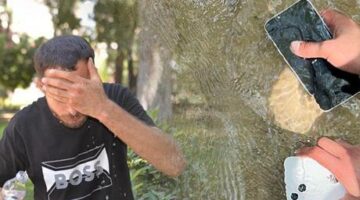 Cep telefonlarını suda soğutarak kullandılar: Sıcaklardan halüsinasyon görüyoruz