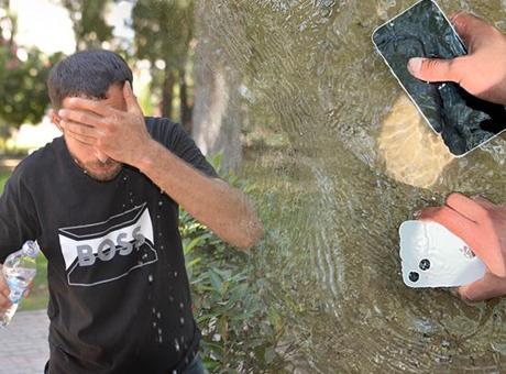 Cep telefonlarını suda soğutarak kullandılar: Sıcaklardan halüsinasyon görüyoruz
