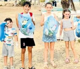Çocuklardan büyük ders! Çevreyi kirletenlere karşı minik eller iş başında