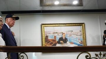 Cumhurbaşkanı Erdoğan Atatürk’ün manevi mirası Savarona’yı ziyaret etti