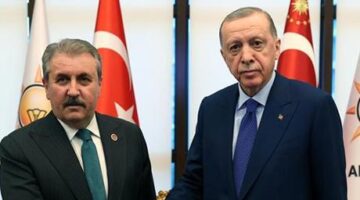 Cumhurbaşkanı Erdoğan, BBP Genel Başkanı Destici’yi kabul etti