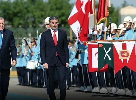 Cumhurbaşkanı Erdoğan: Gürcistan ile yeni ticari hedefimiz 5 milyar dolar