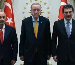 Cumhurbaşkanı Recep Tayyip Erdoğan, OYAK Heyeti’ni kabul etti