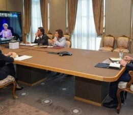 Cumhurbaşkanı Yardımcısı Yılmaz, ‘Gönüllüler Koalisyonu Liderler Toplantısı’na katıldı